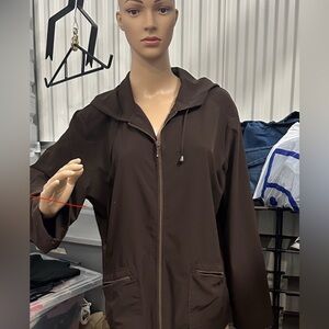 Chico's Dark Brown Teddy Jacket